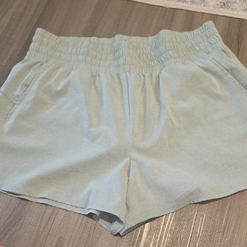 RBX Blue Athletic Shorts Lightweight Elastic Waist